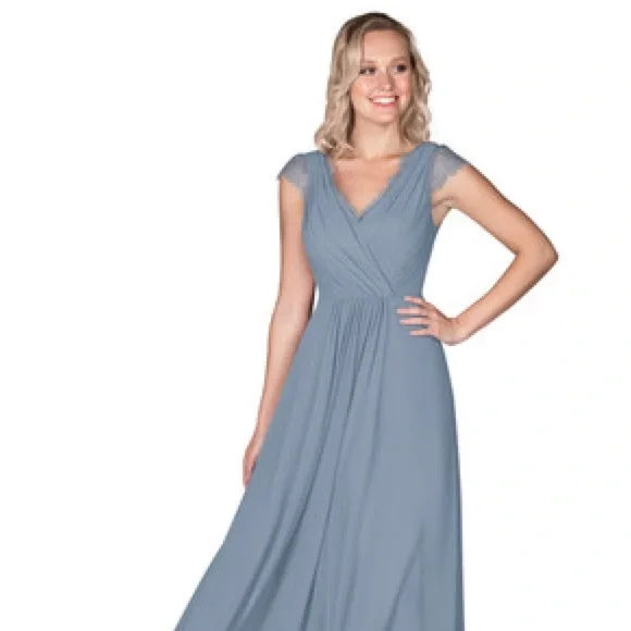 Azazie | Dresses | Azazie Veda9dress Color Dusty Bluesize A4 | Poshmark Azazie | Dresses | Azazie Veda9dress Color Dusty Bluesize A4 | Poshmark